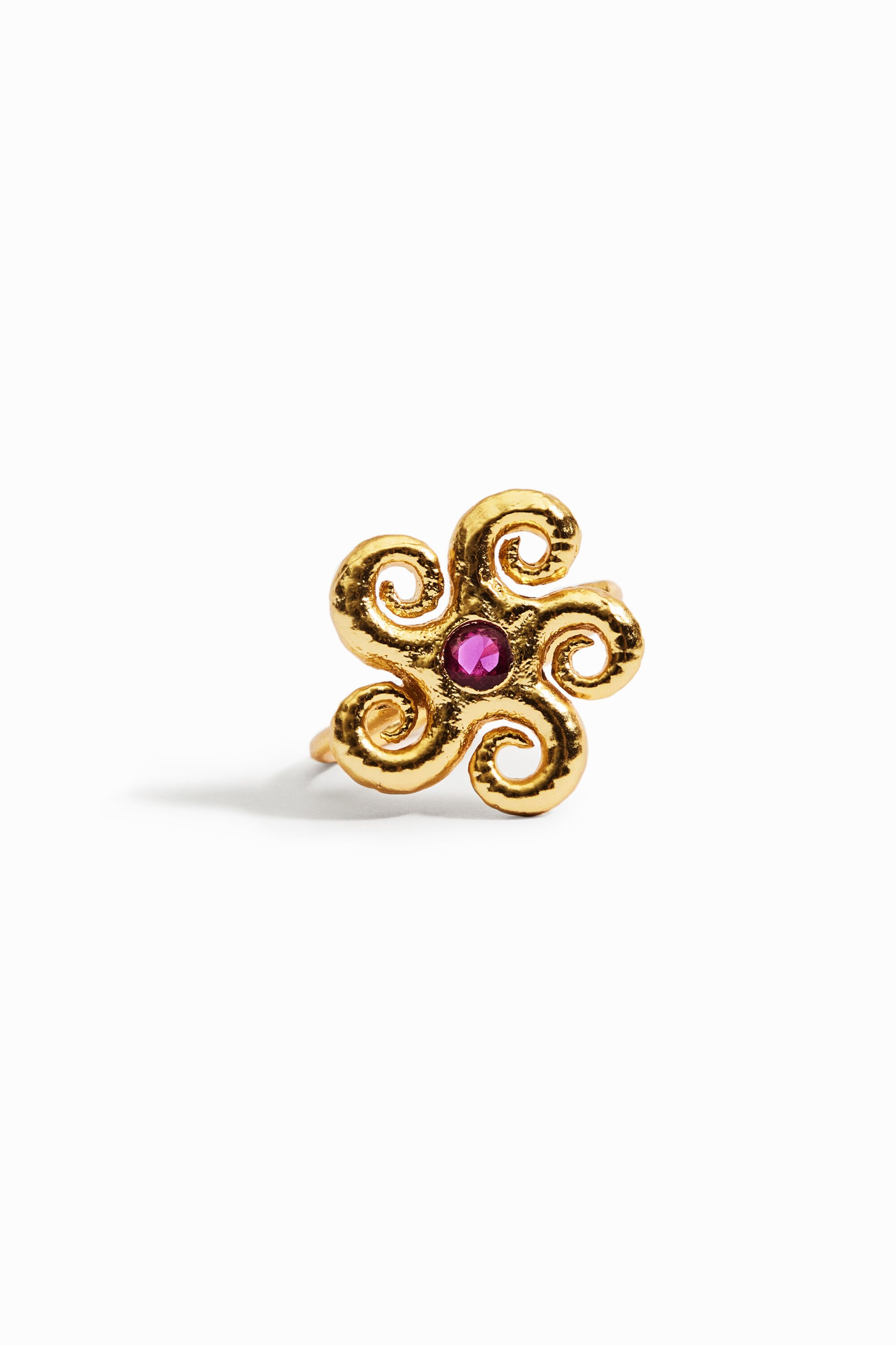 Bague étoile plaquée or Zalio