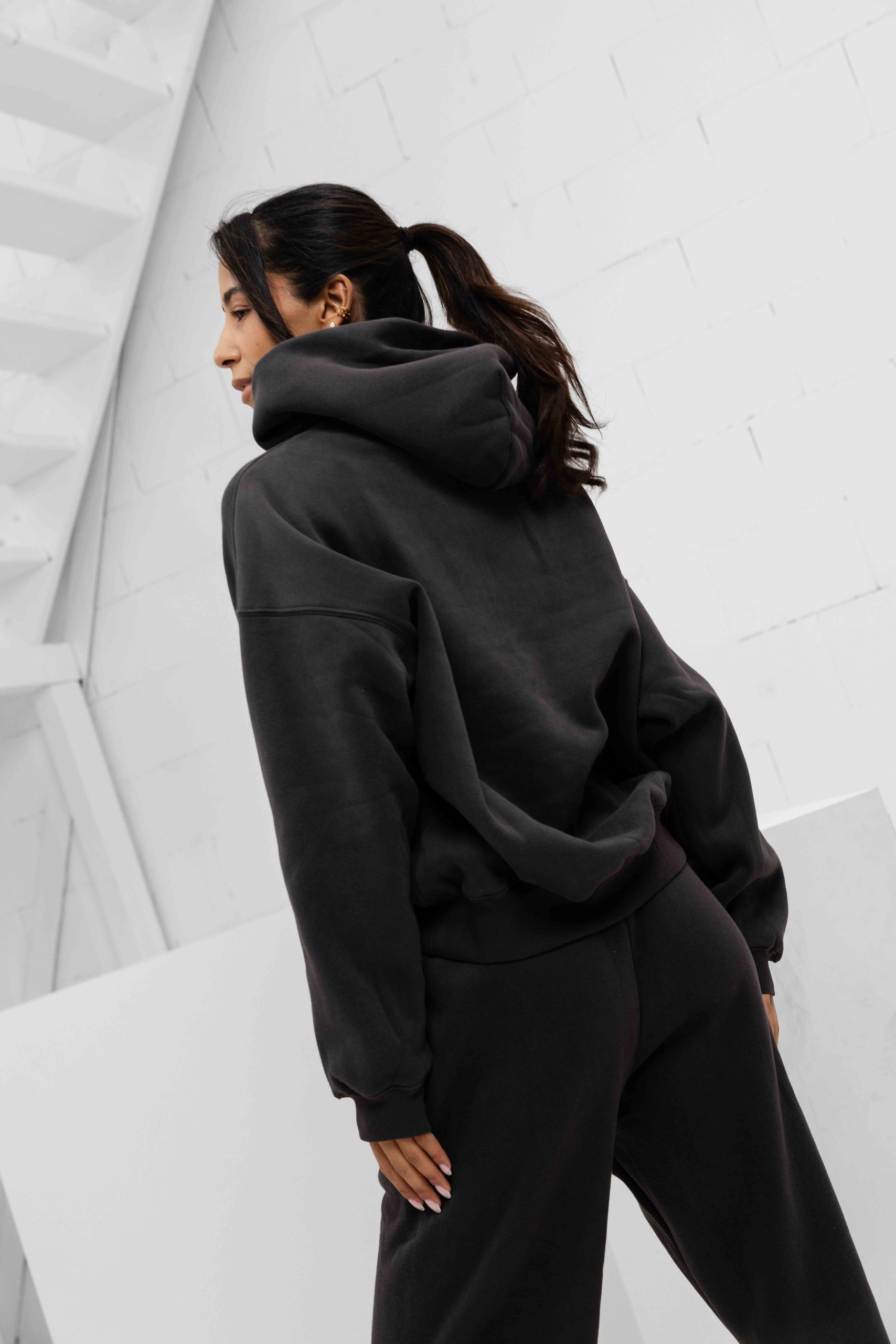 Unique The Label Elyana Trainingspak Dames Donkergrijs