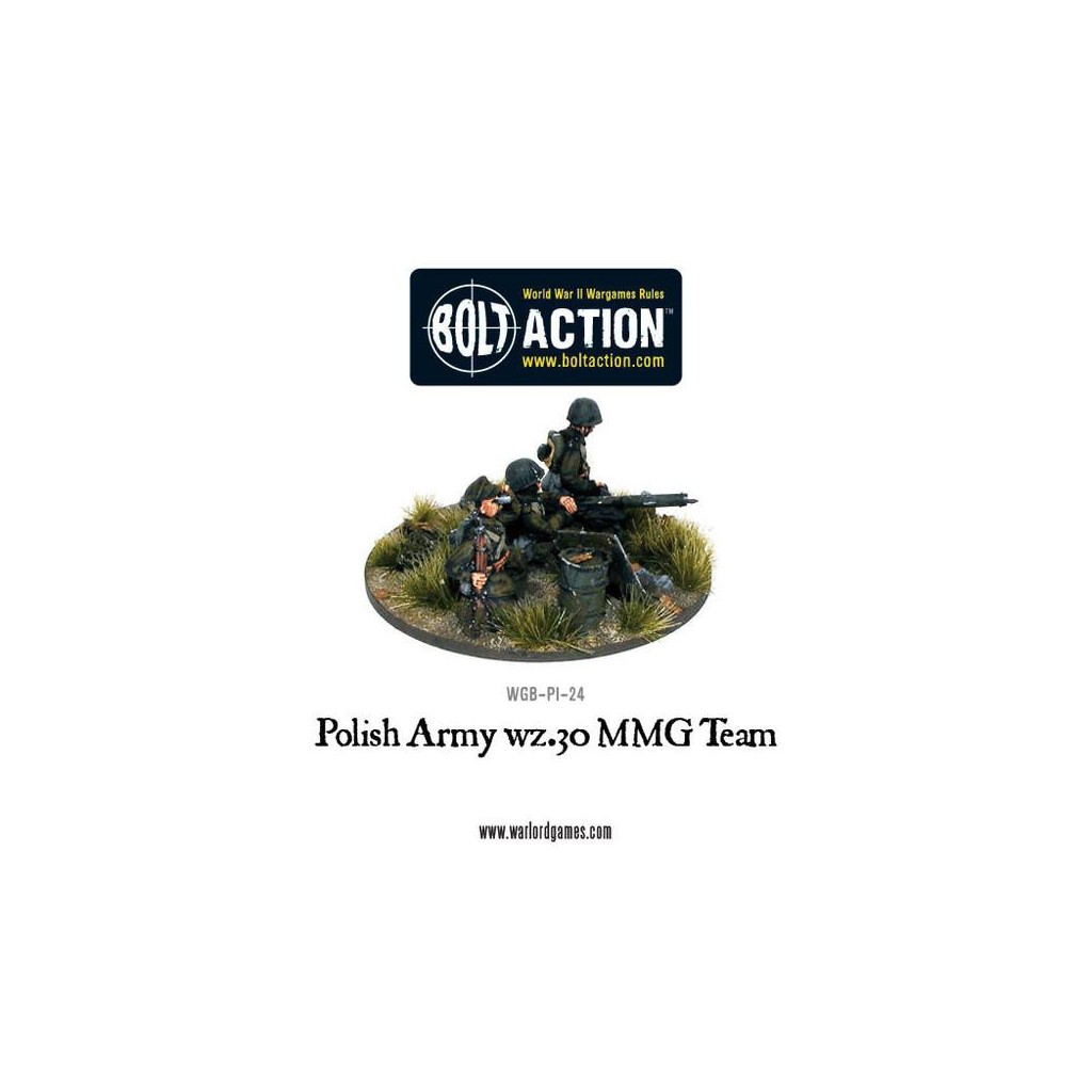 Bolt Action - Polish Army wz30.MMG Team