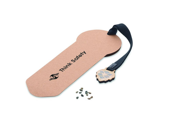 GiftRetail MO6226 - GROWBOOKMARK™ Un marque page , un pin