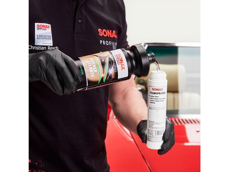 Sonax Lederreiniger Profiline, 1 l Extra starker Schaumreiniger für Leder