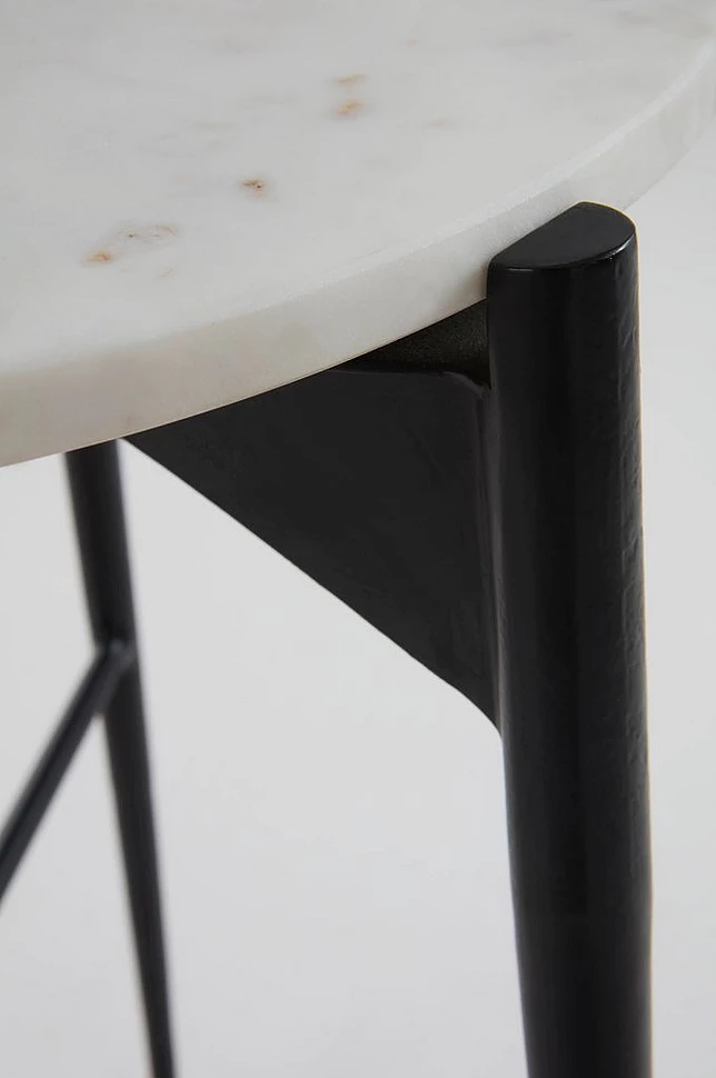 MELLE sidebord marmor