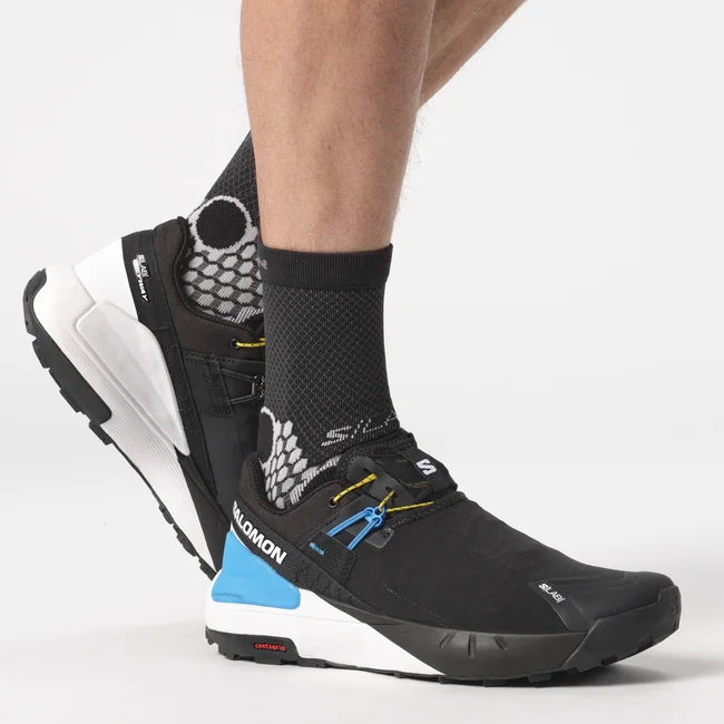 S/LAB SKYWAY  Hikingschuhe Unisex Black/White/BlueDanube