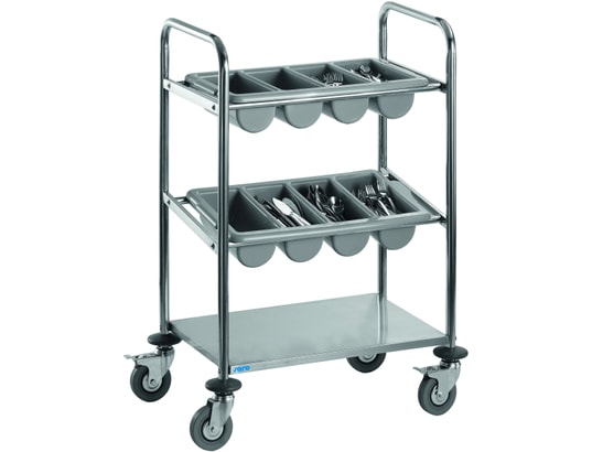 SARO - Chariot de service de cuisine Chariot modèle INES