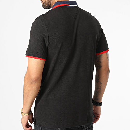 Polo Manches Courtes Regular Flag 5076 Noir