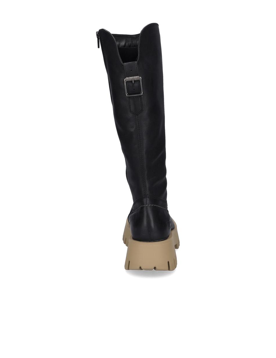 Stiefel Mavie 03, schwarz-kombi