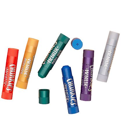 Ooly Jumbo Tuschen - Chunkies Paint Sticks - 6 st. - Metallic