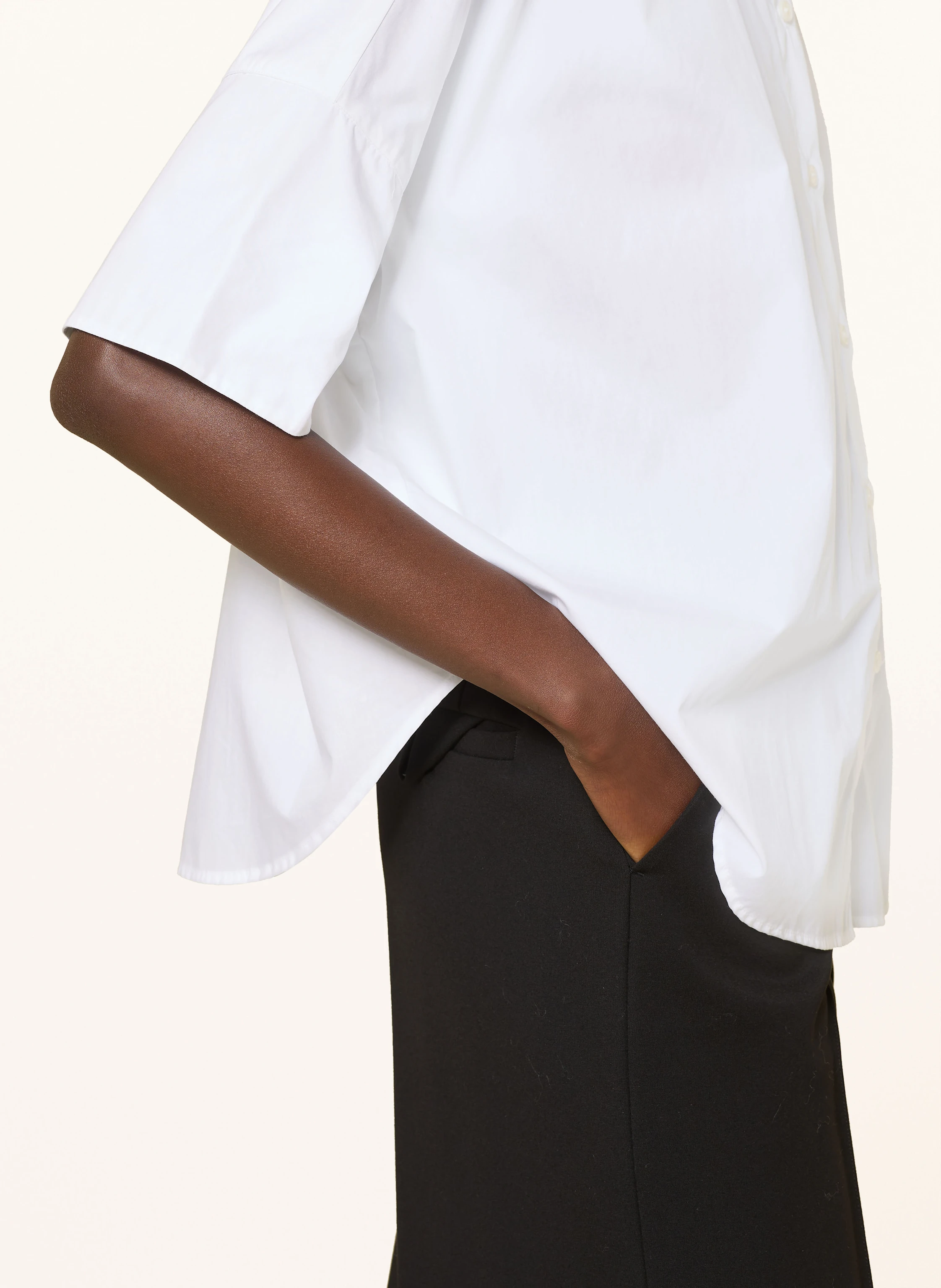 ROBERT FRIEDMAN Oversized-Hemdbluse BIANCAL mit 3/4-Arm