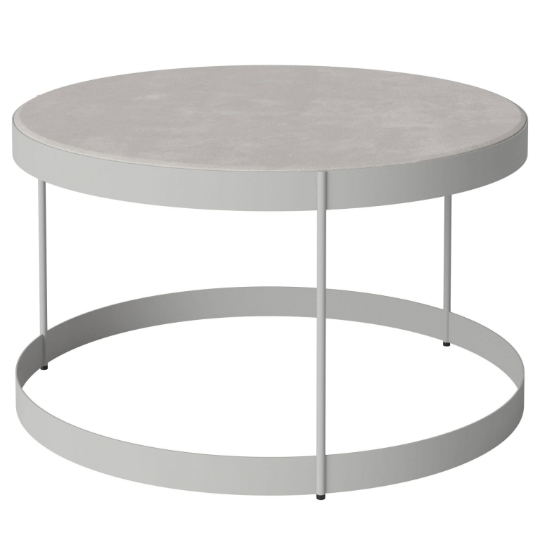 Bolia Drum salontafel buiten Ø60 grijs beton