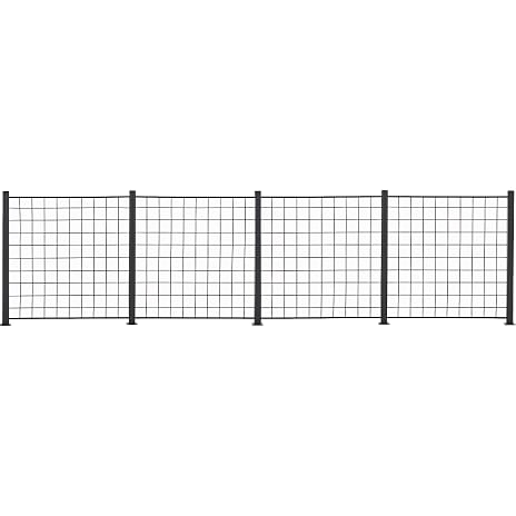 Hortus 4 fag espalier med 5 alustolper 100x100cm