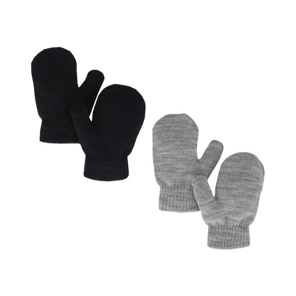 Sarlini Wanten Knit Multi Black 2-Pack  One size