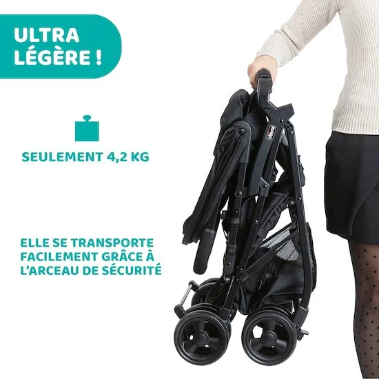 Poussette OHlala 3   Jet Black        de               Chicco