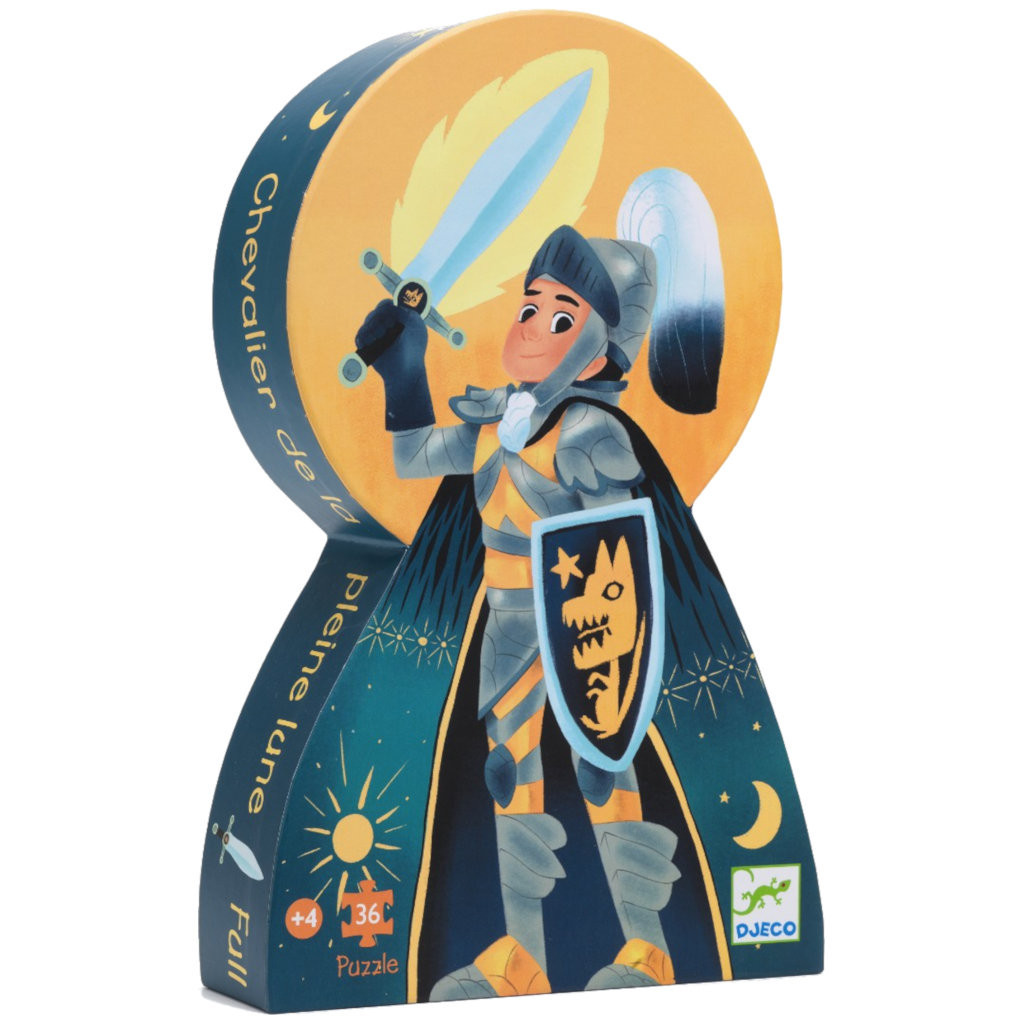Puzzle Silhouette - 36 Pièces - Le Chevalier de la Pleine Lune