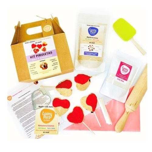 Kit de confeitaria para cães Loonypets, pirulitos para cães