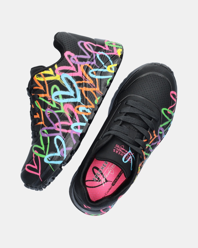Skechers Uno Lite Lage sneakers  - zwart