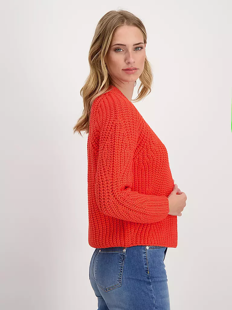 MONARI Strickjacke koralle