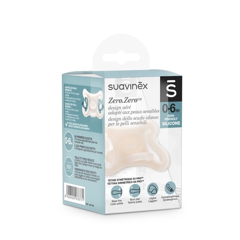 Sucette Zéro Zéro Symètrique 0/6 mois - SUAVINEX