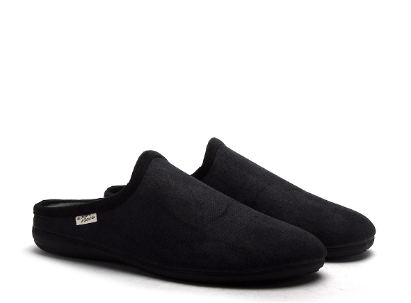 La maison de l espadrille chaussons homme 6785 4 noir