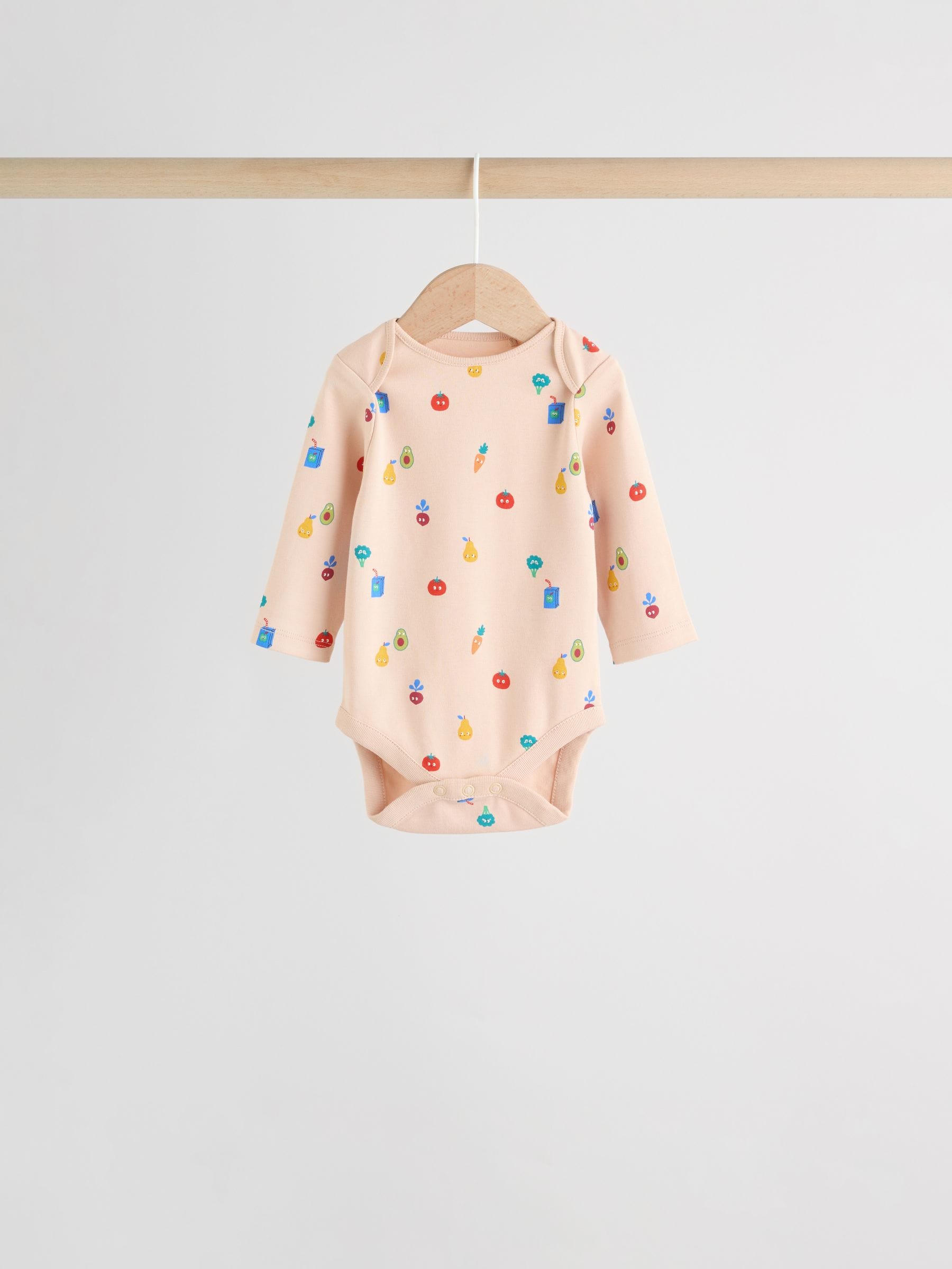 Licht - Set van 5 babyrompertjes