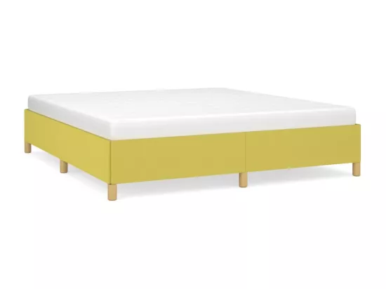 Sommier tapissier Vert 180x200 cm Tissu