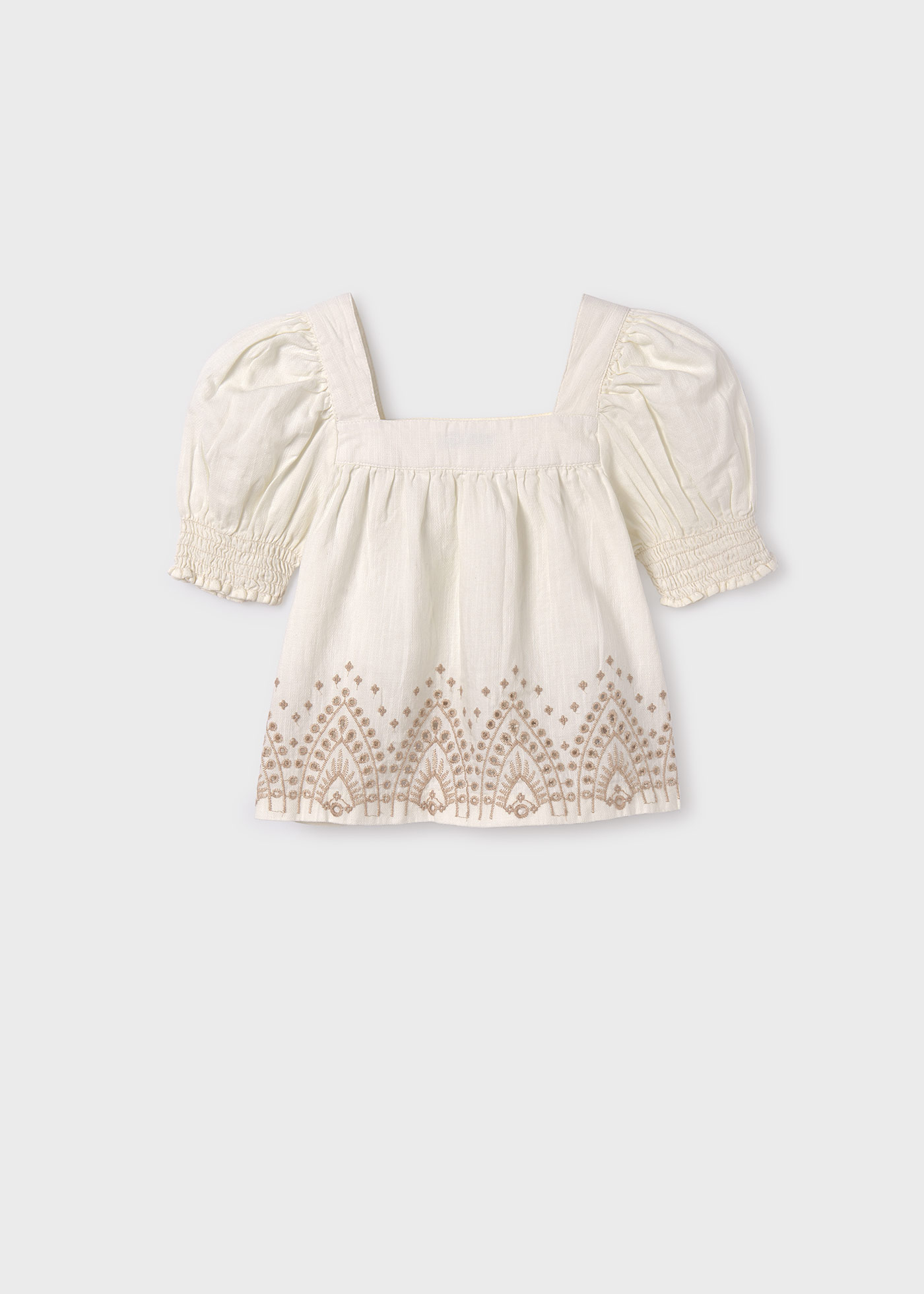 Blusa bordada para meninas