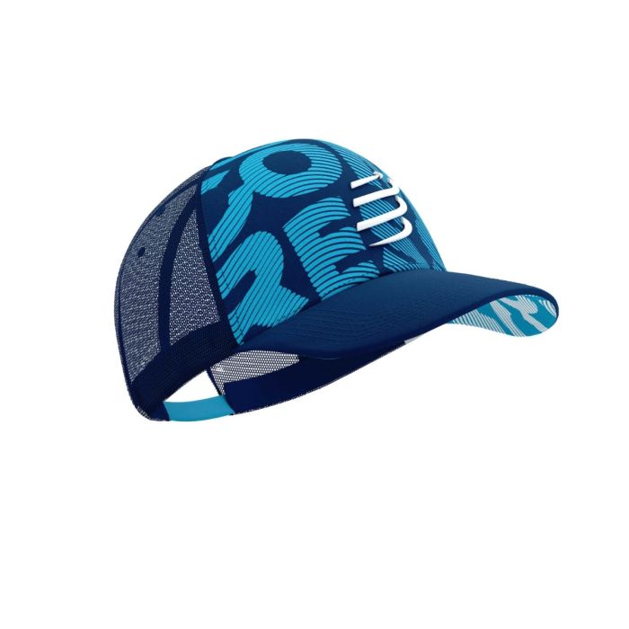 Compressport Unisex Caps Trucker Cap Blå