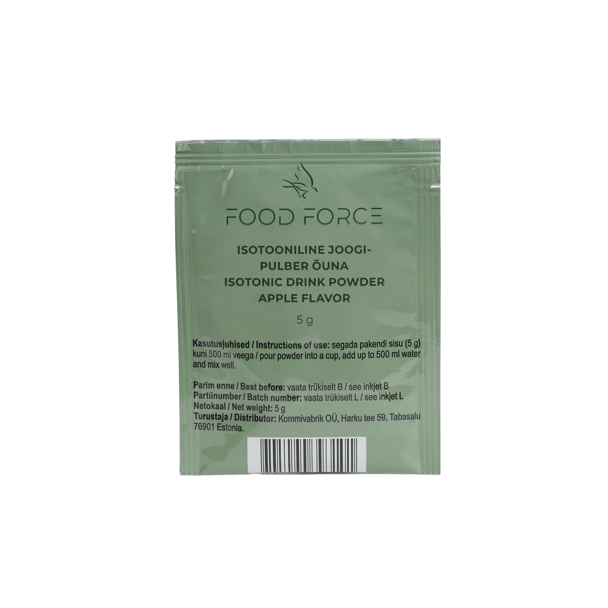 Food Force Drikkepulver - Eple - 100stk<br>100 stk drikkepulver-poser
