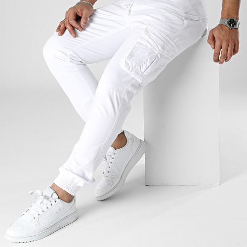 Pantalon Cargo XQ05 Blanc