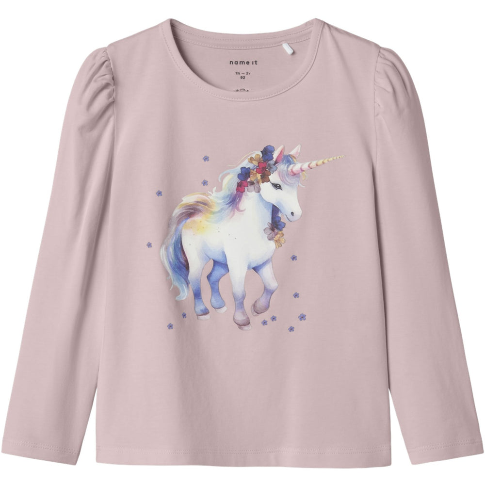 Køb Name It Burnished Lilac Nmfkrulle Ls Top Box