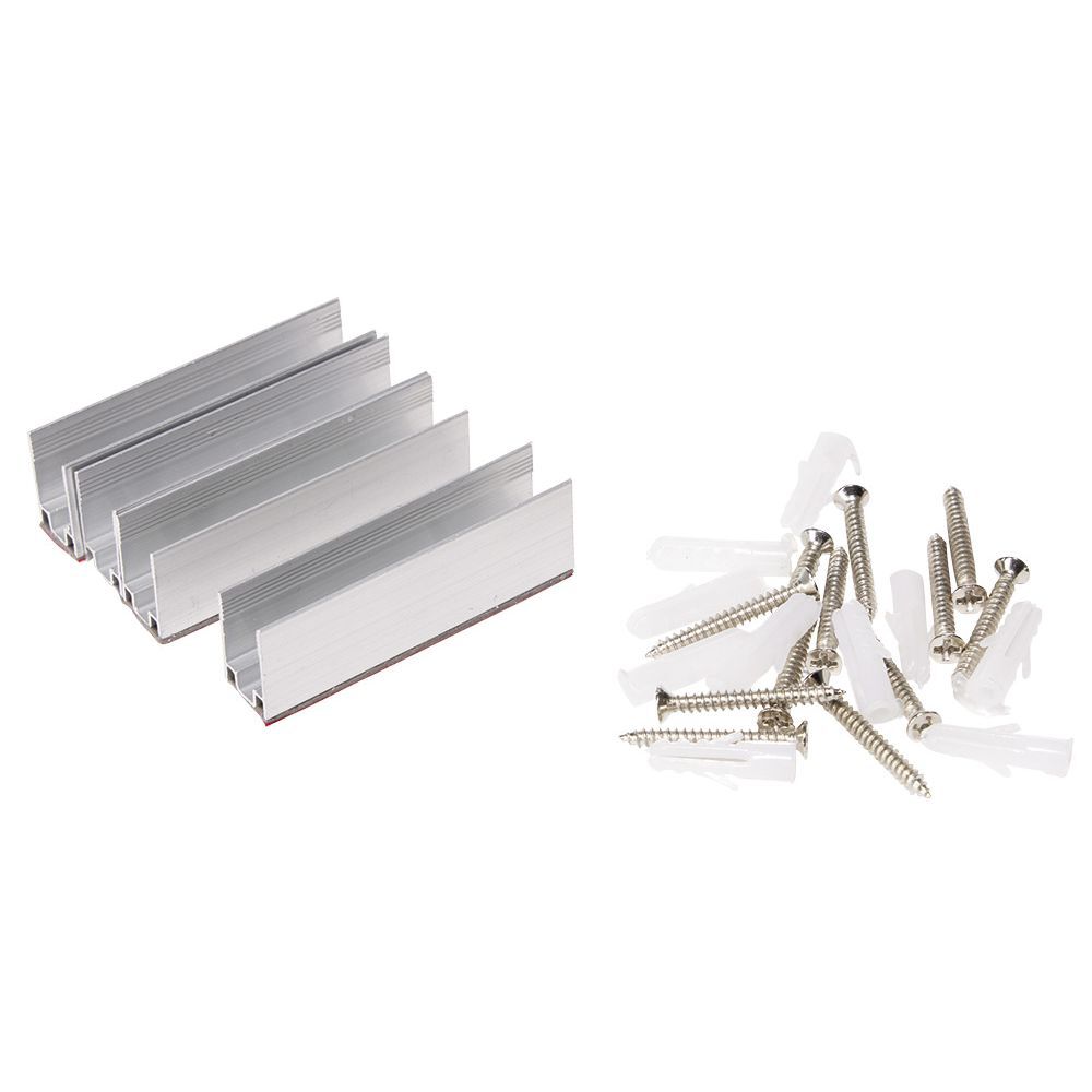 Clip mural accroche néon mulicolore x6
