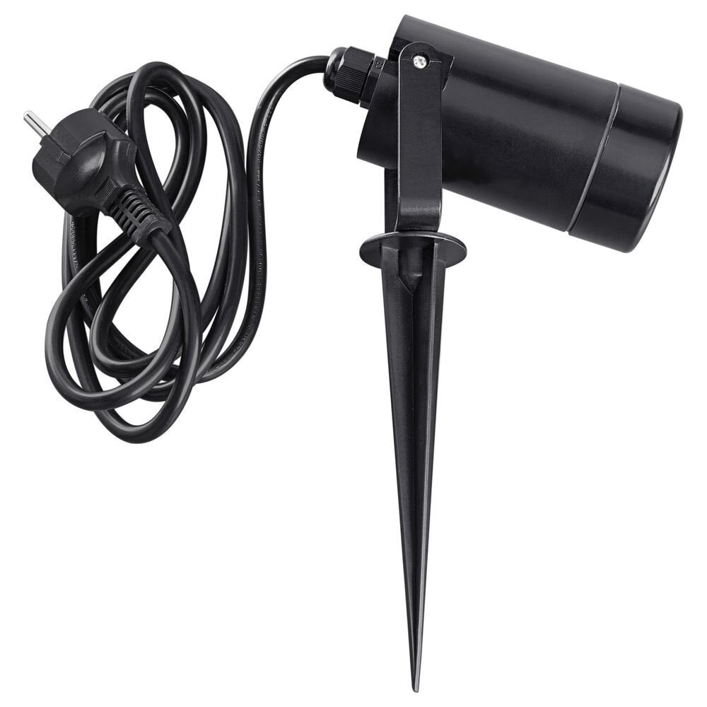 LED grondspot in zwart GU10 IP44
