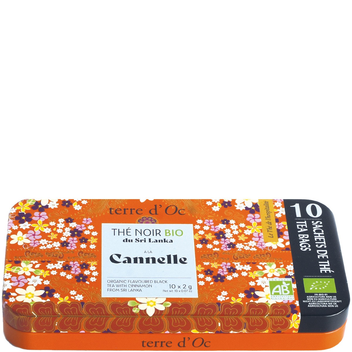 Thé noir bio - Cannelle - 10 sachets