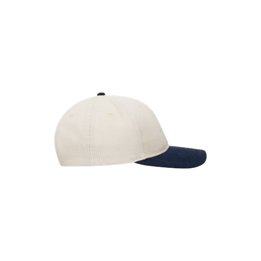 Les Deux Cory Corduroy Contrast Cap, Light Sand/Dark Navy, One size