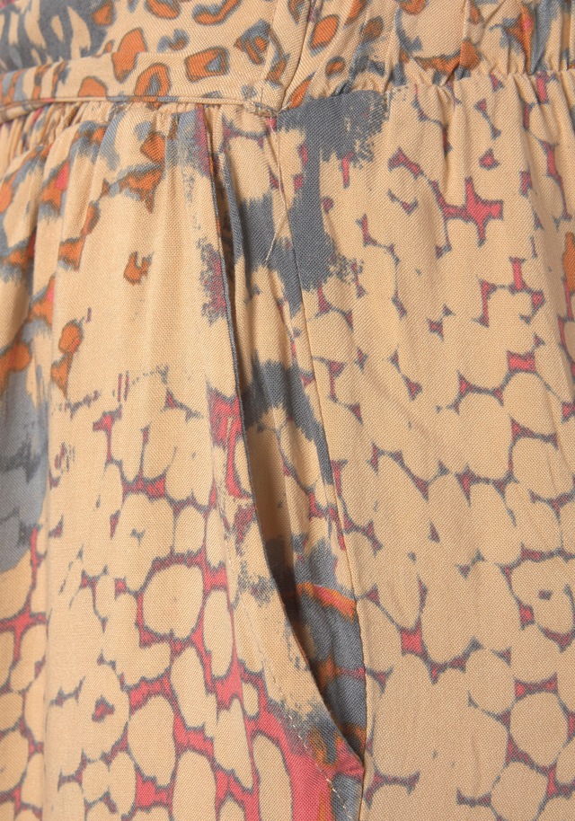 Buffalo Palazzohose  mit Animalprint und elastischem Bund, Schlupfhose, Stoffhose