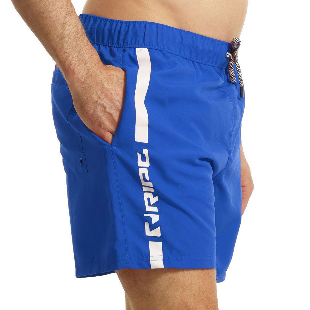 Ript Essentials Verticle Stripe Swimming Trunks Mens