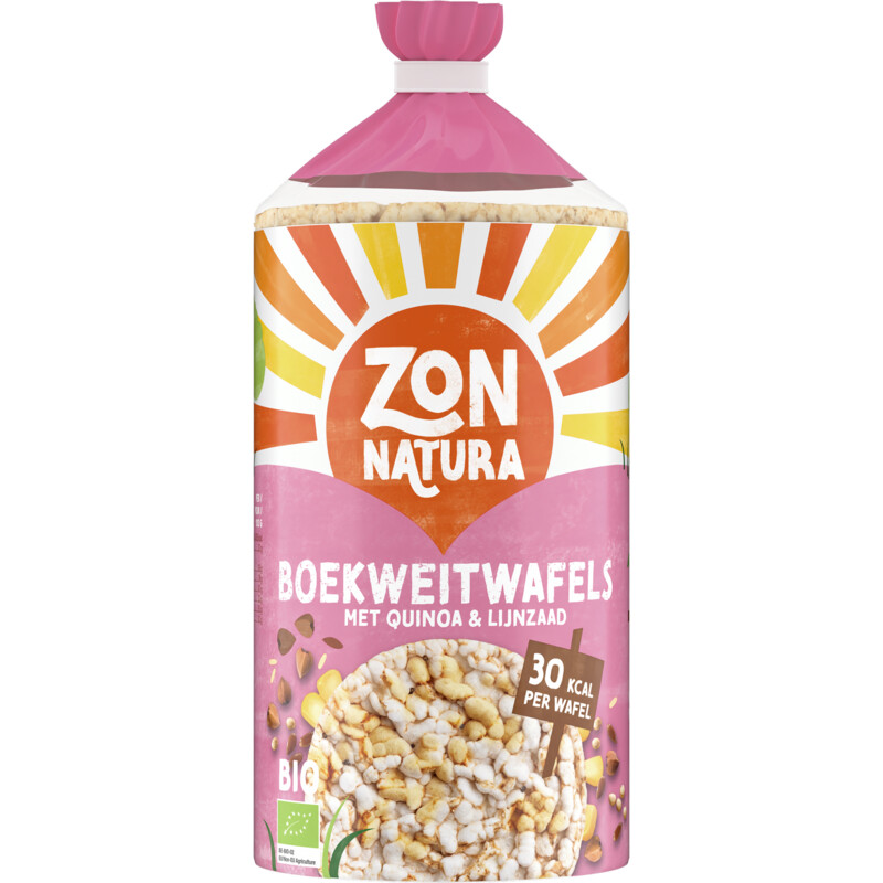 Zonnatura Boekweitwafel quinoa & lijnzaad