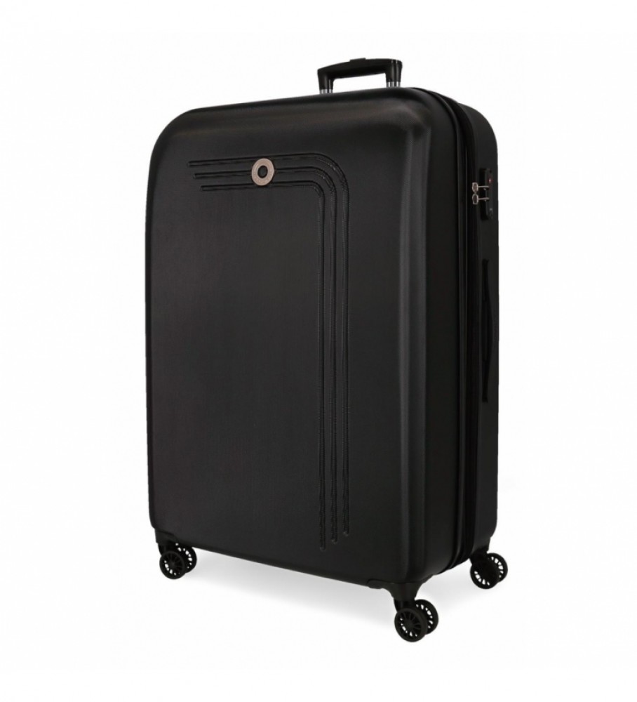 Movom Maleta Grande Movom Riga Rgida negro -56x80x29cm-