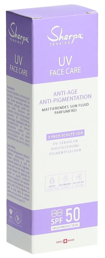 Sherpa Tensing Sun Fluid<br>50 ml, Anti-Aging SPF50