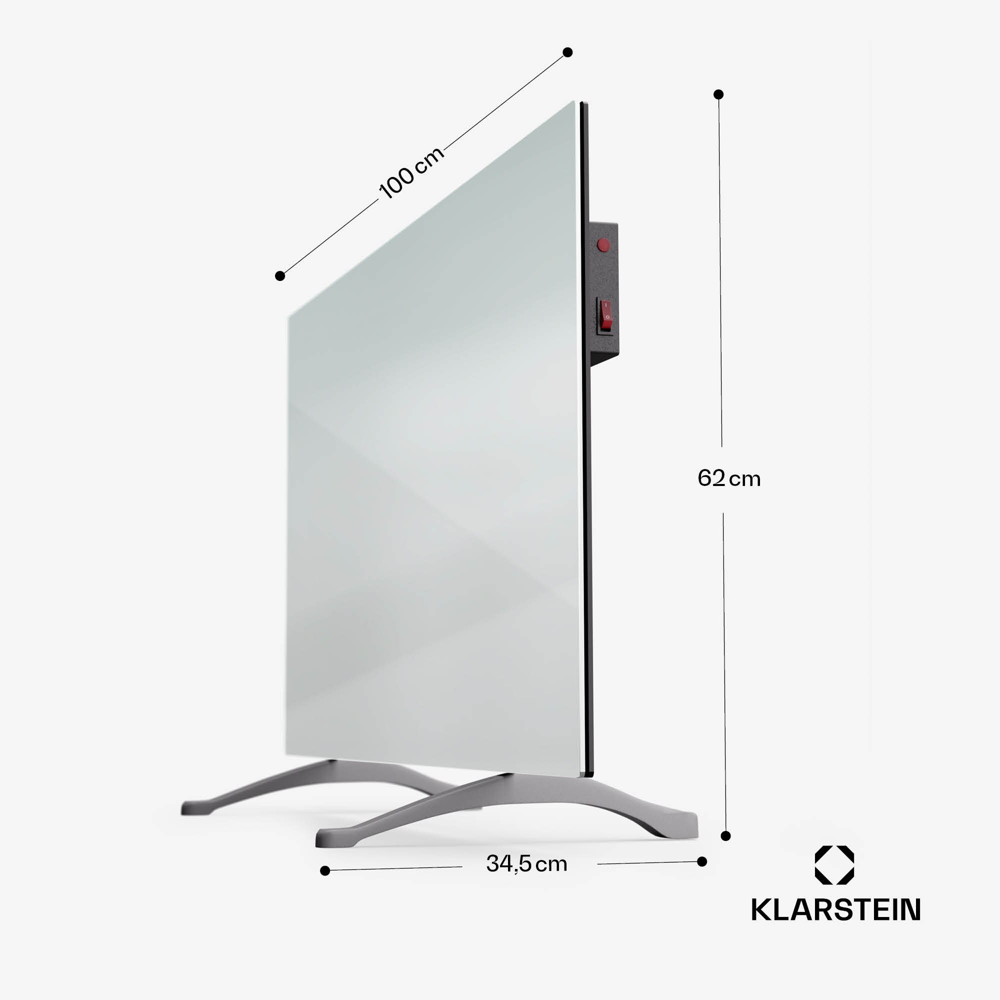 Marvel Mirror 600 Infrarotheizung 600W Wochentimer Spiegel 600 W