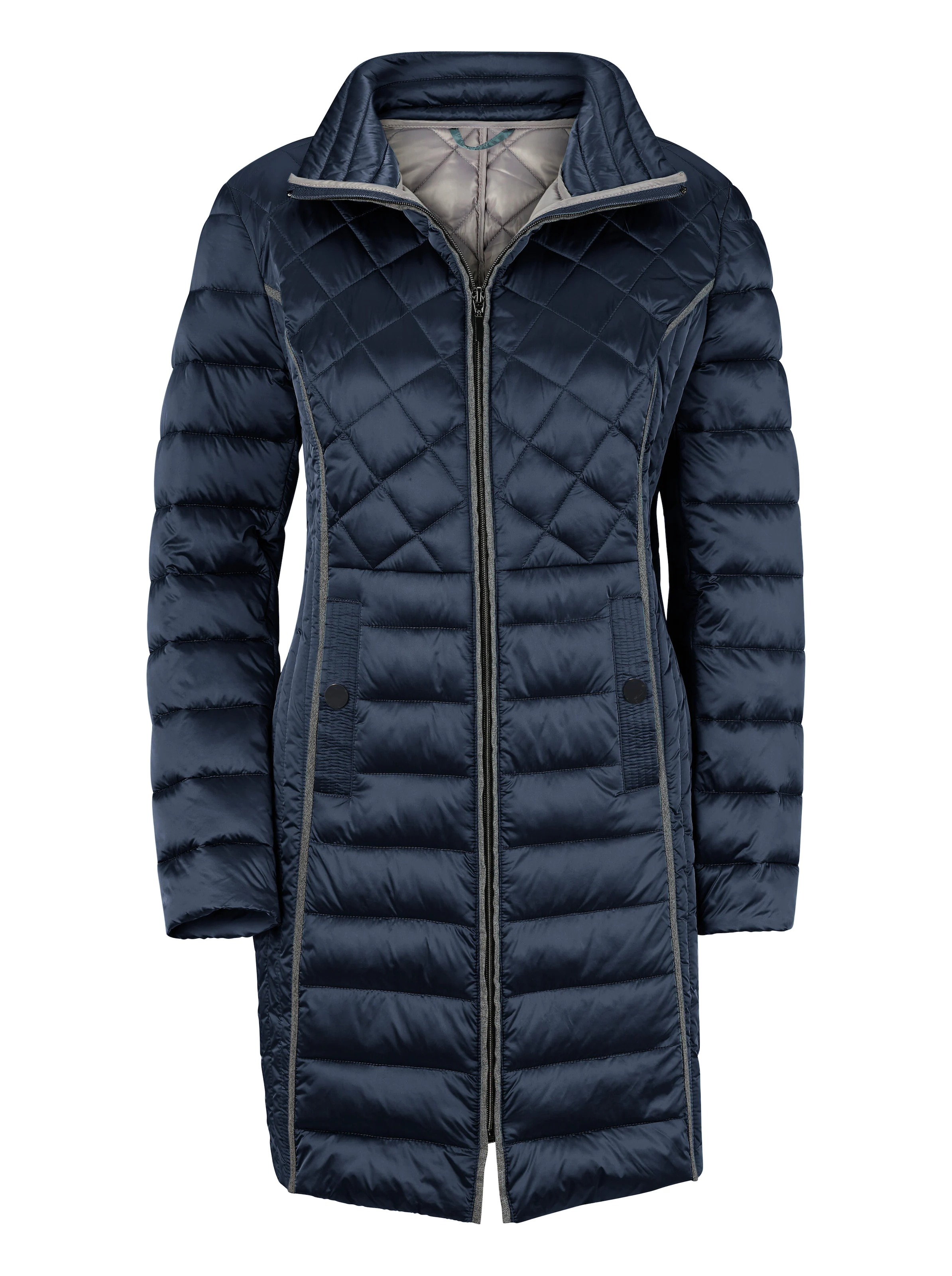 Winterjacke in marine