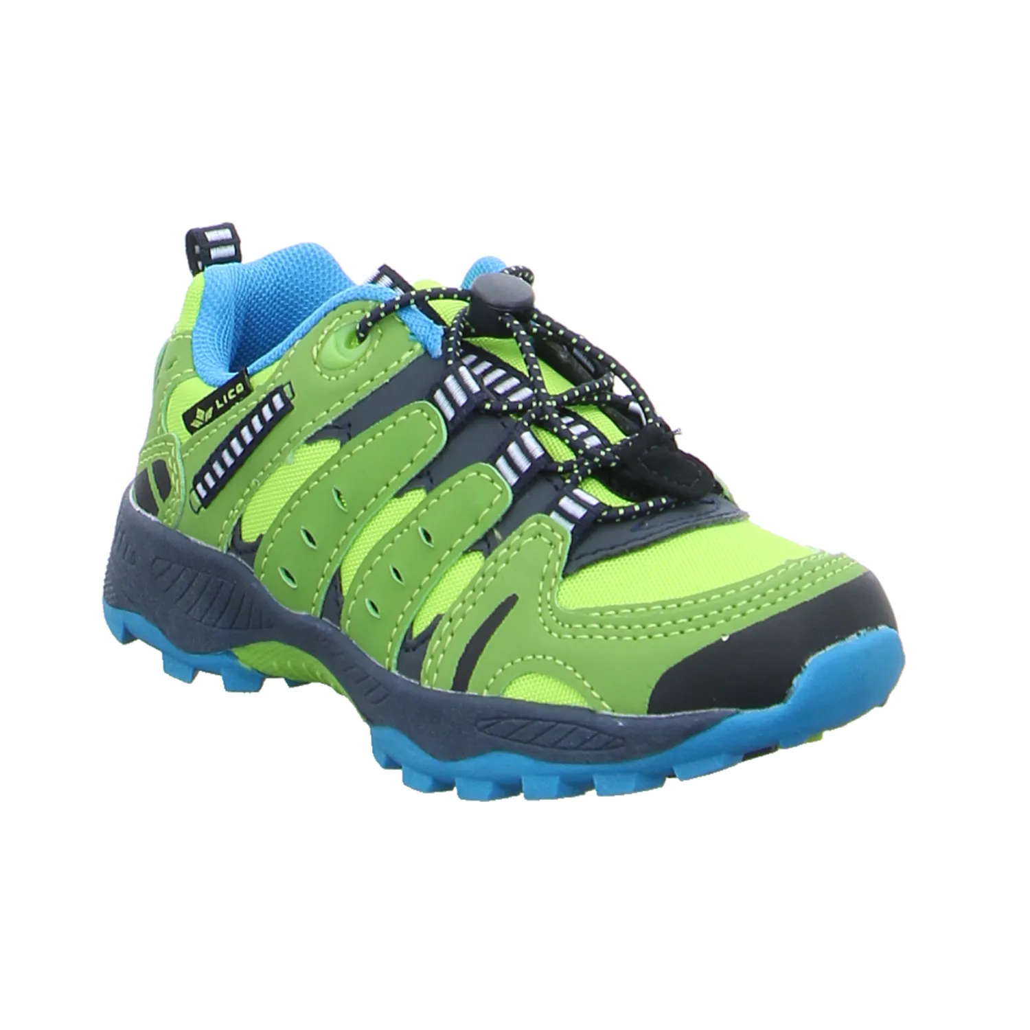 LICO Kinder Sportschuh Grün Lederimitat
