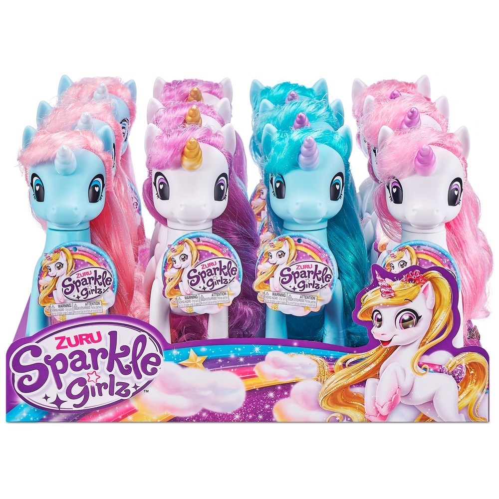 Sparkle Girlz Einhorn-Sortiment mit beweglichen Beinen von ZURU