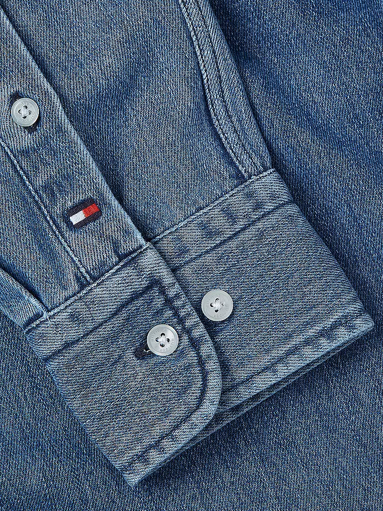 TOMMY HILFIGER Jeanshemd blau