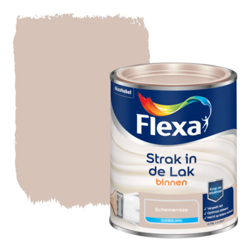 Flexa Strak in de Lak binnenlak zijdeglans schemerroze 750 ml