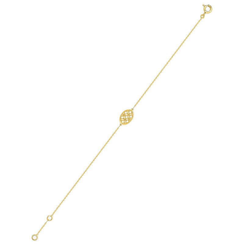 Bracelet Femme - Or 18 Carats - Longueur : 18 cm