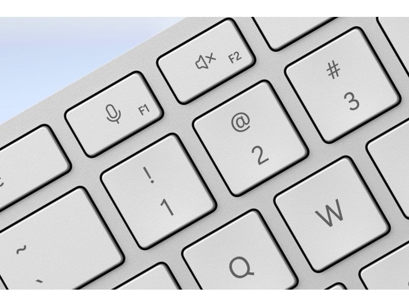Microsoft Surface Keyboard (2. Edition) Schlanke Bluetooth-Tastatur mit Copilot-Taste