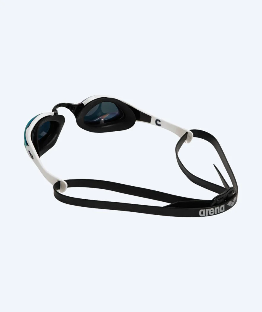 Arena Elite svømmebriller - Cobra Edge SWIPE Mirror - Hvid/guld