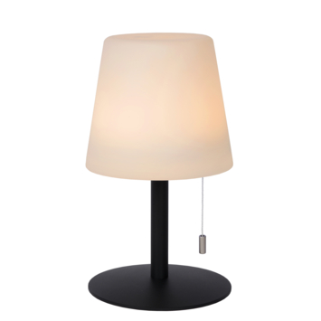 Lucide USB oplaadbare tafellamp Rio 1.8W zwart