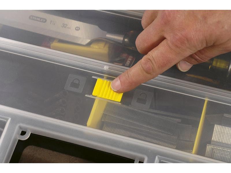 Stanley Organizer Standard mit 25 Fächern Orangisation von Werkzeugen, Zubehör und Kleinteilen
