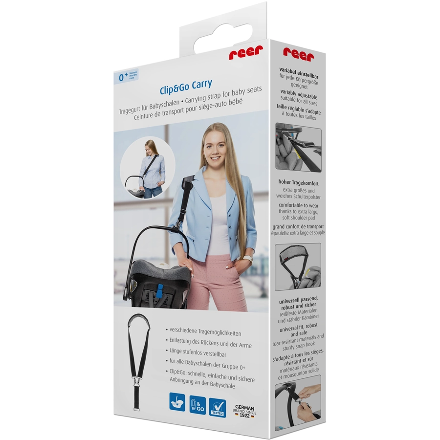 reer Tragegurt für Babyschalen Clip&Go Carry
